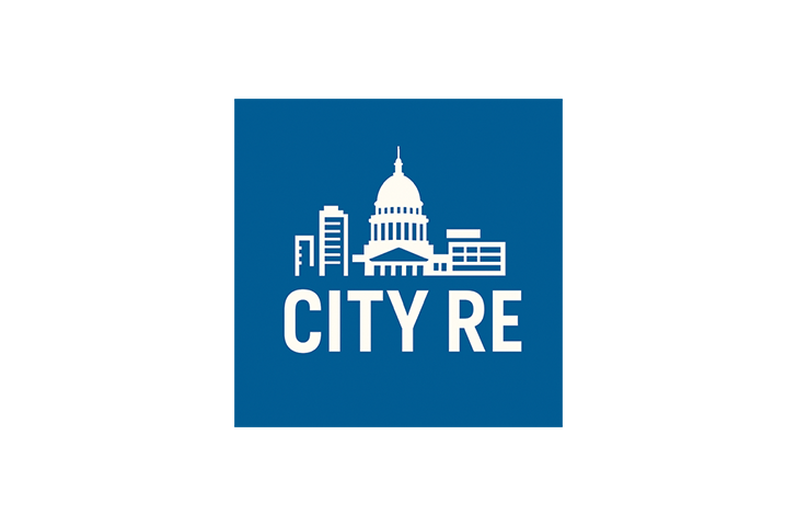 City RE logo with capitol and skyline