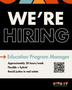 We're Hiring for Education Program Manager
