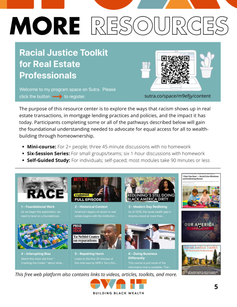 Own It Racial Justice Resources